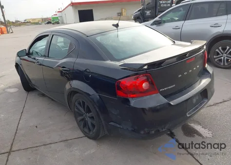 2013 Dodge Avenger Se V6 from USA, damaged, VIN 1C3CDZAG6DN748220